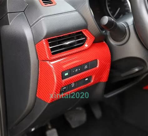 For Nissan Sentra Sylphy 20 2023 Red Carbon Fiber Dashboard Center