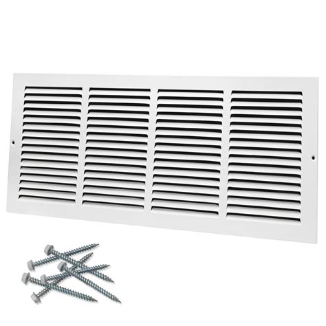Howeall 24"W x 10"H [Duct Opening Size] Steel Return Air Grille, Air