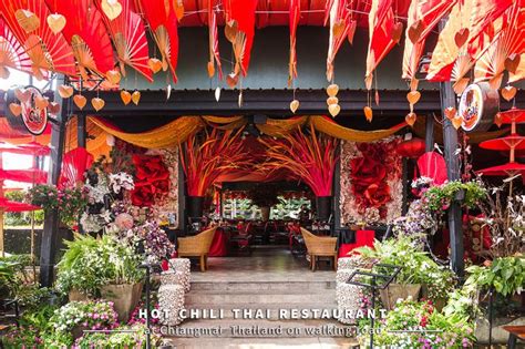 Hot Chilli Thai Restaurant At Chiangmai Thailand On Walking Road Email Ho Address