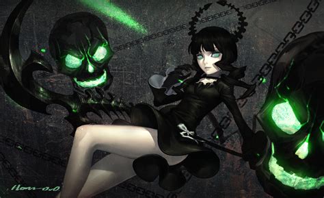 Papel De Parede Anime Meninas Anime Verde Atirador De Black Rock