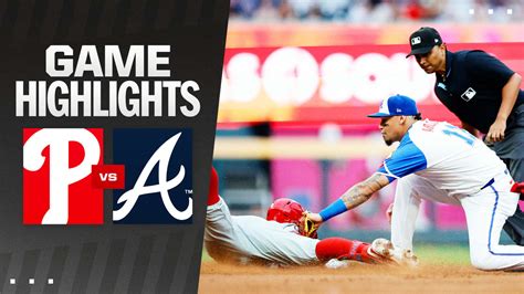 Phillies vs. Braves Highlights | 07/06/2024 | Atlanta Braves