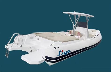 Liya New 25 Feet Luxury Rib Boat Hypalon Boat With Twin Engines RIB