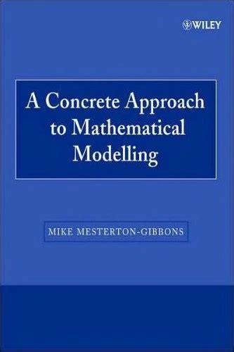 خرید و قیمت دانلود کتاب A Concrete Approach To Mathematical Modelling