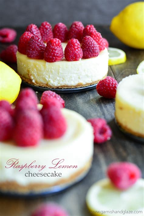 Mini Raspberry Lemon Cheesecakes Recipe Chefthisup