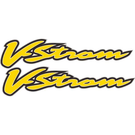 Suzuki V Strom Yellow Stickers Decals DecalsHouse