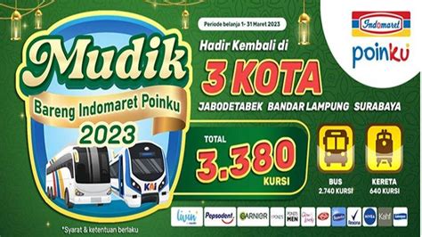 Syarat Dapat Tiket Mudik Lebaran Gratis Bareng Indomaret Dan