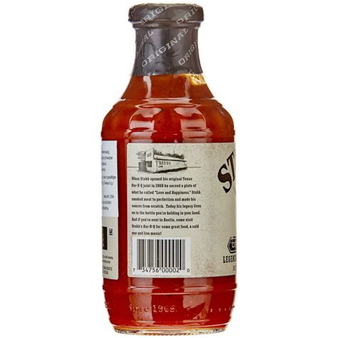 Stubb S Bbq Sauce Nutrition Facts | Blog Dandk