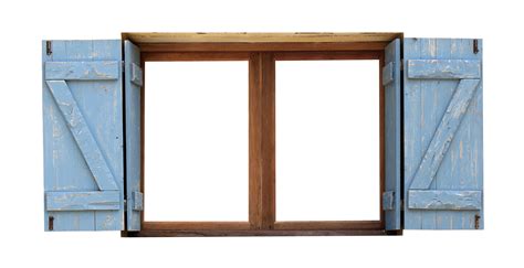 Old Wood Window Frame On Transparent Background Png File 9308978 Png