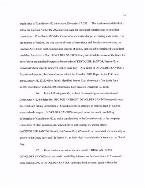 Read The New George Santos Indictment The New York Times