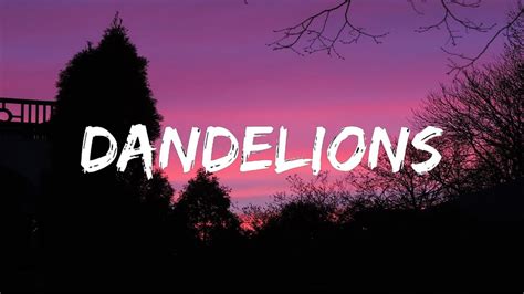 Ruth B Dandelions Lyrics Joji Adele Passenger Mix YouTube