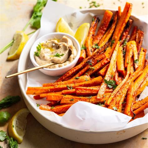 Oven Baked Carrot Fries