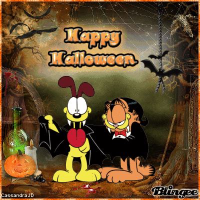 Garfield And Odie Halloween! Picture #117266600 | Blingee.com