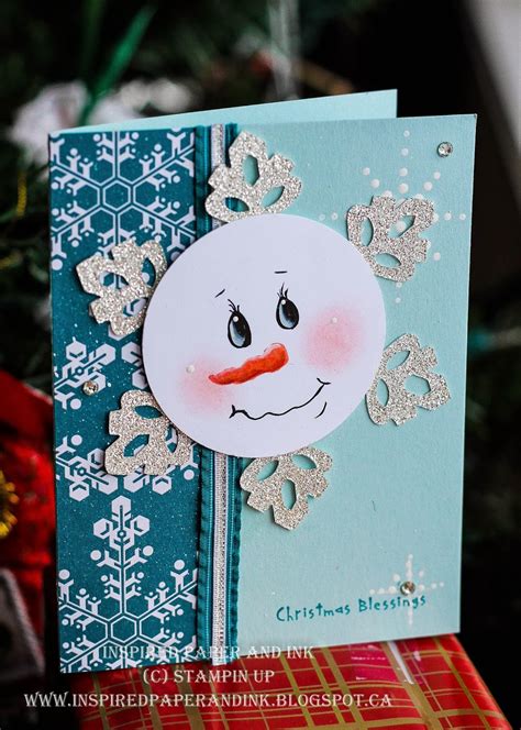 Inspired Paper and ink: More painted Snowman Cards!