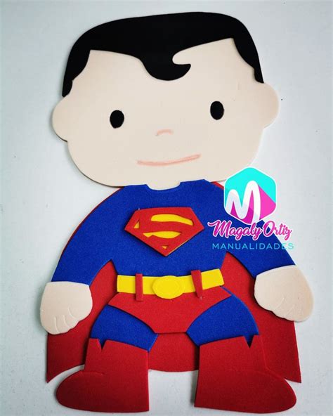 Superman en foami Dulceros dia del niño Manualidades Aulas creativas