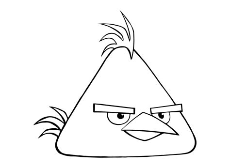 24 Chuck Angry Bird Coloring Pages ColoringPagesOnly