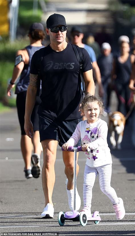 Michael Clarke Takes A Stroll With His Daughter After Splitting From