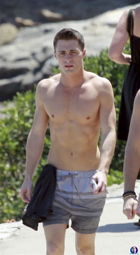 Hot Guys Colton Haynes Looking Sexy Shirtless On The Beach With Equally Sexy Guy Friends Yum