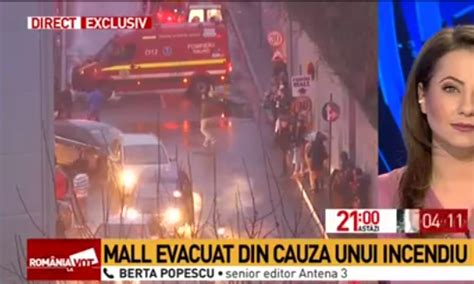 Panică în Bucureşti chiar în ziua votului Un important mall a fost