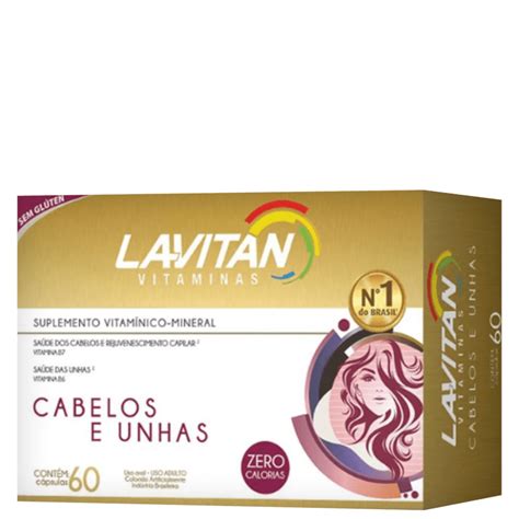 Lavitan Para Cabelos E Unhas - Suplemento Vitamínico Lavitan Cabelos e Unhas | Beleza na Web