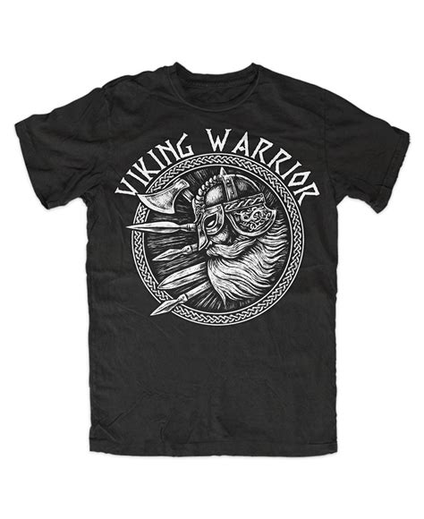 Viking Warrior T Shirt Hugin Munin Odin Germanen THOR Mjölnir Valhalla