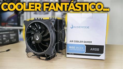 Unboxing Melhor Air Cooler Para Ryzen 7 5700g Winter Black Rise Mode