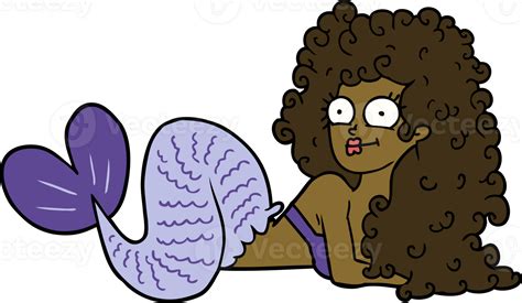 Cartoon Mermaid Drawing 47100318 Png