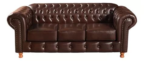 Conjunto Sof Lu S Xv E Lugares Chesterfield Capiton Mercadolivre