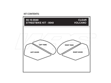 Kit De Pegatinas De Dep Sito Stompgrip Volcano Kawasaki