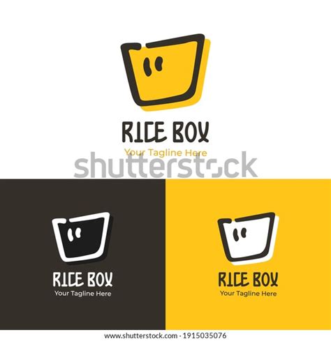 Package Rice Box Logo Design Simple Stock Vector (Royalty Free) 1915035076 | Shutterstock