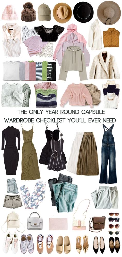 The Only Year Round Capsule Wardrobe Checklist Youll Ever Need