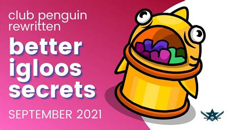 September Better Igloos Catalog Secrets Club Penguin Rewritten