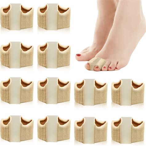 12pcs Toe Spacers For Feet Women 2 Loops Bunion Corrector