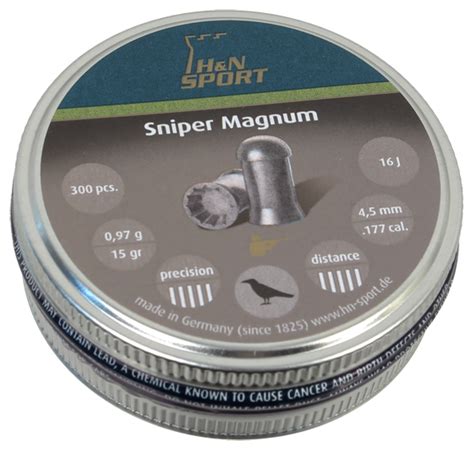 H N Sniper Magnum Pellets Airguns Of Arizona Premier Airgun Store