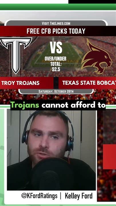 Troy Vs Texas State Predictions Collegefootball Cfbprediction Youtube