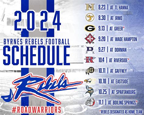 2024 Varsity Schedule Athletics