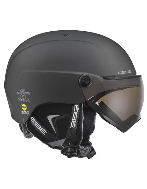 Cébé Contest Vision MIPS Matt Black Casques ski femme Snowleader