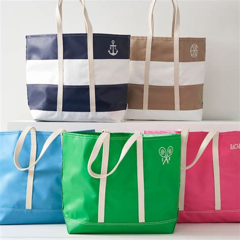 Mark Graham X Steele Waterproof Monogrammed Beach Bag Mark And Graham