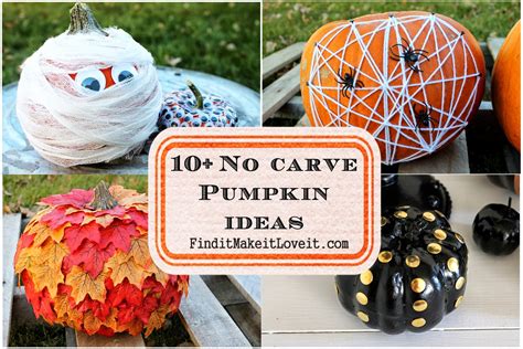 Non Carved Pumpkin Ideas