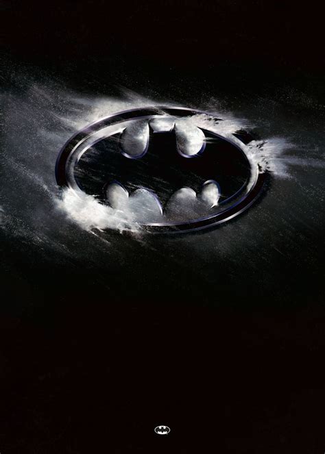 Batman Forever Logo Poster Picture Metal Print Paint By Dc Comics