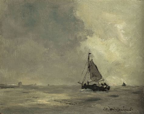 Jan Hendrik Weissenbruch Gem Lde Zuvor Zum Verkauf Heavy Weather