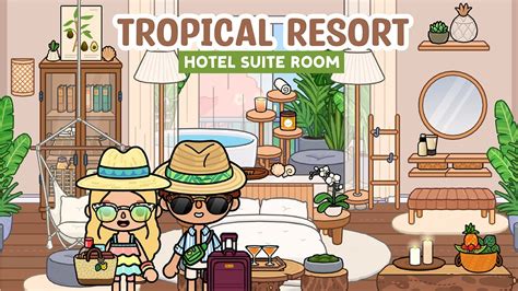 Toca Boca Summer Hotel 🌴🌞 Home Designer Toca Life World New🔱 Descubra O