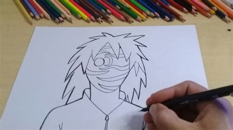 Tutorial Como Desenhar O Obito Do Massacre Uchiha Passo A Passo Youtube