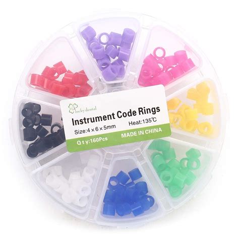 Buy Generic Box Dental Color Code Rings Silicone Autoclavable