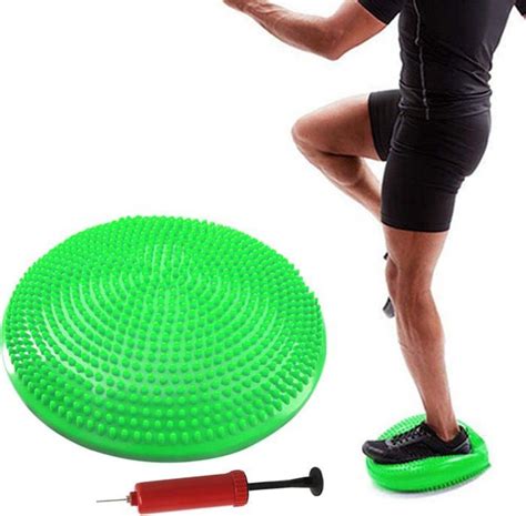 Planche DÉquilibre Proprioception Balance Board Physio Wobble Coussin