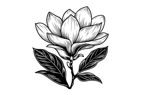 Magnolia Flower Svg Design Floral Svg Graphic By Artful Assetsy