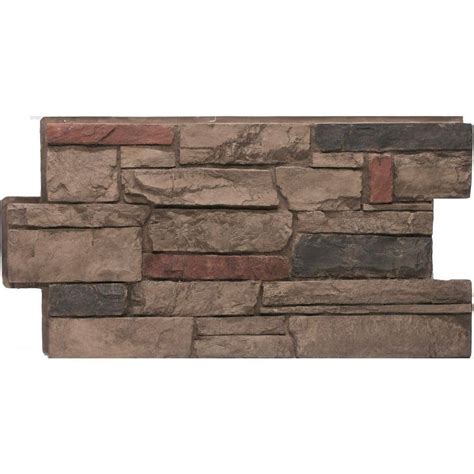 Urestone Ledgestone 25 Mocha 24 In X 48 In Stone Veneer Panel 4