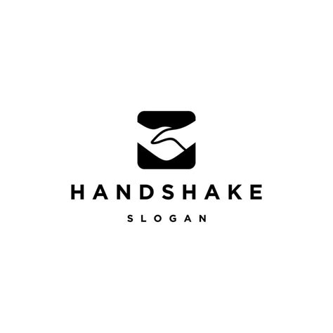 Handshake logo icon design template 7415274 Vector Art at Vecteezy