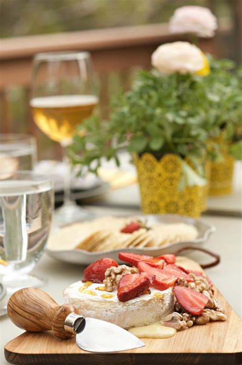 Strawberry Honey Brie With Toasted Walnuts Reluctant Entertainer