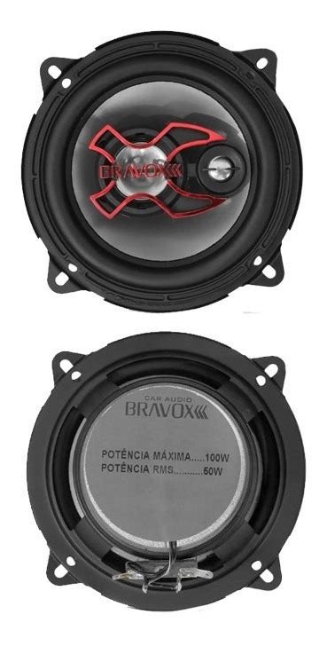 Kit Alto Falante Fiat Palio G2 2001 A 2007 Bravox 200w Rms Frete grátis