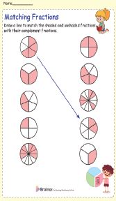 18 Interactive Shaded and Unshaded Fractions Worksheets